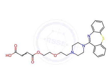 Chemical structure of Quetiapine Hemifumarate Ester