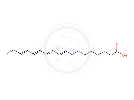 Chemical structure of 9Z,11E,13E,15Z-OCTADECATETRAENOIC ACID
