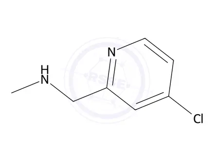 Chemical structure of 1-(4-Chloropyridin-2-yl)-N-methylmethanamine