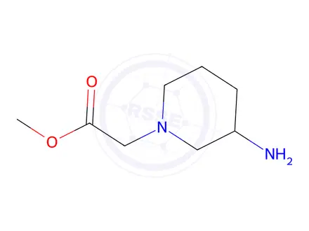 Chemical structure of Methyl 2-(3-aminopiperidin-1-yl)acetate