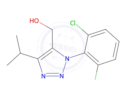 Chemical structure of (1-(2,6-Dichlorophenyl)-4-isopropyl-1H-1,2,3-triazol-5-yl)methanol