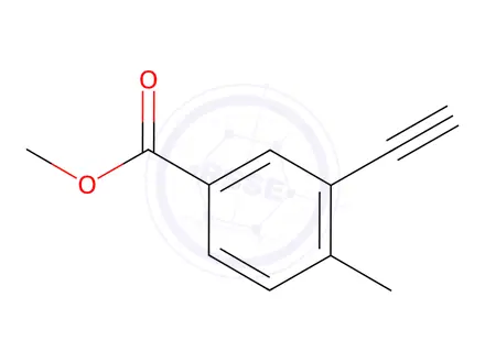 Chemical structure of Methyl 3-Ethynyl-4-methylbenzate