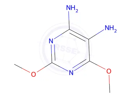 Chemical structure of 5,6-Diamino-2,4-dimethoxypyrimidine