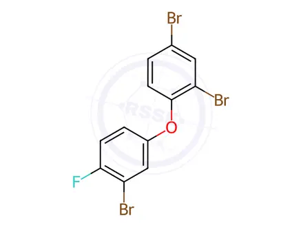 Chemical structure of 4'-Fluoro-2,3',4-tribromodiphenyl ether
