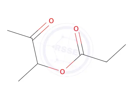 Chemical structure of 2-Butanone, 3-(1-oxopropoxy)-(9CI)