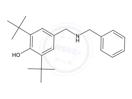 Chemical structure of 4-((Benzylamino)methyl)-2,6-di-tert-butylphenol