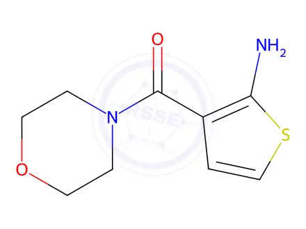 Chemical structure of 3-(Morpholin-4-ylcarbonyl)thien-2-ylamine