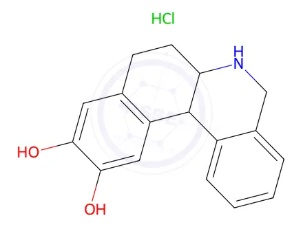 Chemical structure of (+)-Dihydrexidine HCl