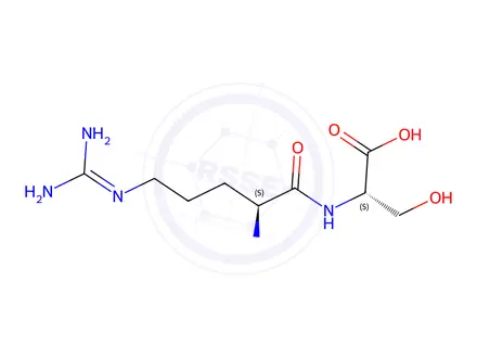 Chemical structure of H-Arg-Ser-OH acetate salt