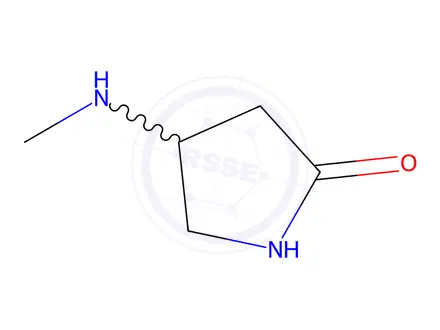 Chemical structure of 4-(Methylamino)pyrrolidin-2-one
