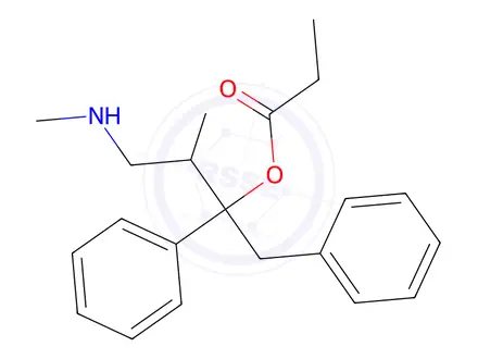 Chemical structure of Norpropoxyphene