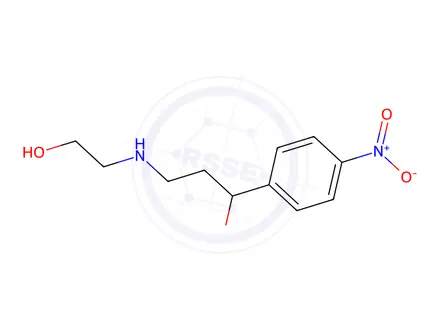 Chemical structure of 3-(2-Hydroxy-ethylamino)-1-(4-nitro-phenyl)-propan-1-ol