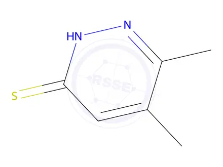 Chemical structure of 3(2H)-Pyridazinethione,5,6-dimethyl-(9CI)