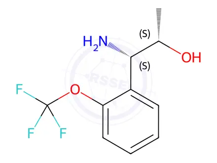 Chemical structure of (1S,2S)-1-AMINO-1-[2-(TRIFLUOROMETHOXY)PHENYL]PROPAN-2-OL
