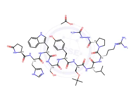Chemical structure of Goserelin Acetate