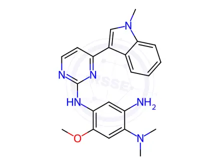 Chemical structure of Osimertinib Mesylate Impurity 2