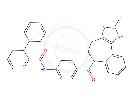Chemical structure of Conivaptan