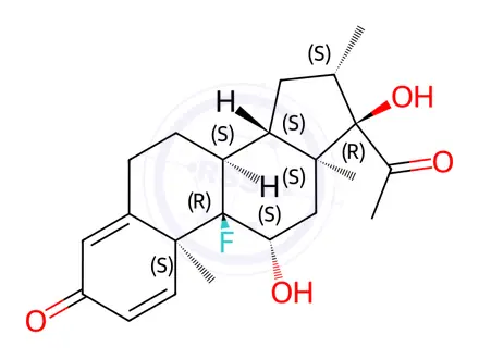 Chemical structure of Betamethasone valerate EP Impurity B