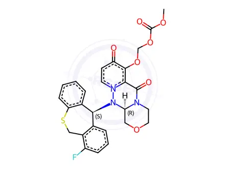 Chemical structure of Baloxavir Impurity C65