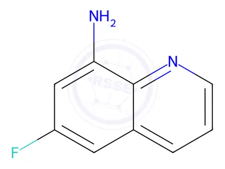 Chemical structure of 6-Fluoro-8-quinolinamine