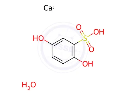 Chemical structure of Calcium Dobesilate Hydrate