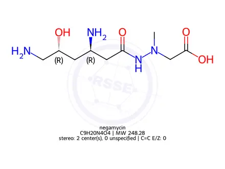 Chemical structure of negamycin