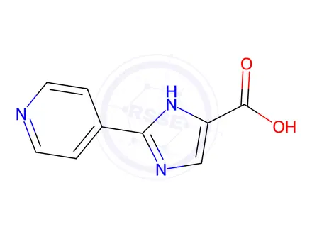 Chemical structure of 2-(Pyridin-4-yl)-1H-iMidazole-5-carboxylic acid