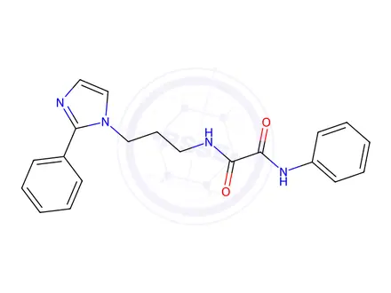 Chemical structure of N1-Phenyl-N2-(3-(2-phenyl-1H-imidazol-1-yl)propyl)oxalamide