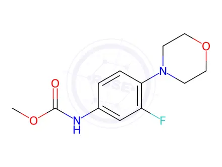 Chemical structure of Linezolid Impurity 222