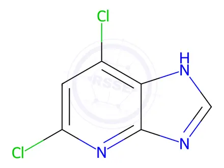 Chemical structure of 5,7-Dichloro-1H-imidazo[4,5-b]pyridine