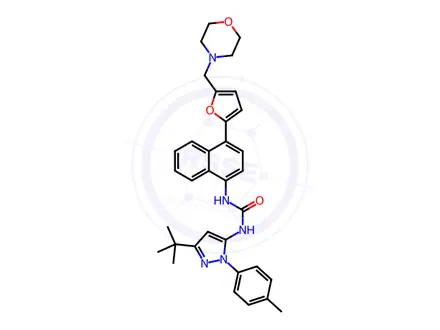 Chemical structure of Doramapimod Impurity 244