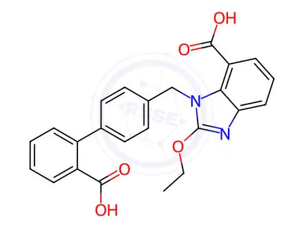 Chemical structure of Azilsartan Impurity 1063
