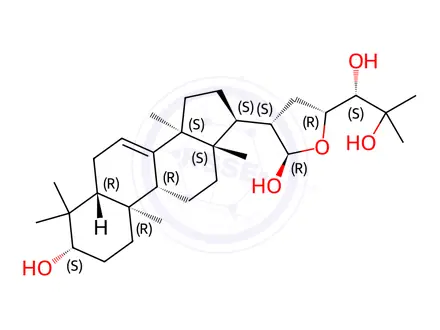 Chemical structure of Meliantriol