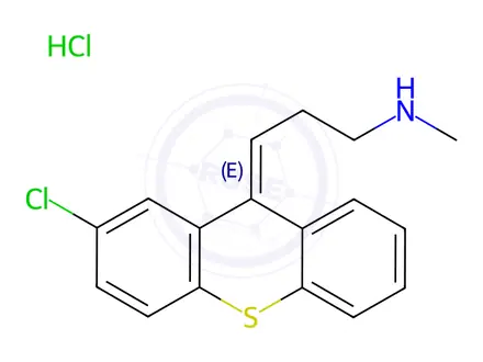 Chemical structure of Chlorprothixene EP Impurity C HCl Salt