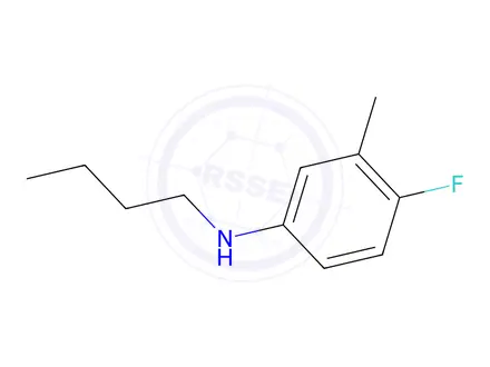 Chemical structure of N-Butyl-4-fluoro-3-methylaniline