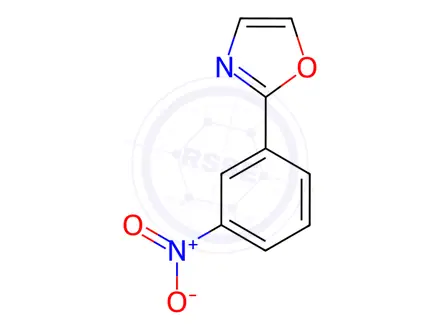 Chemical structure of 2-(3-nitrophenyl)Oxazole