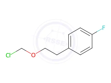 Chemical structure of 1-(2-(Chloromethoxy)ethyl)-4-fluorobenzene