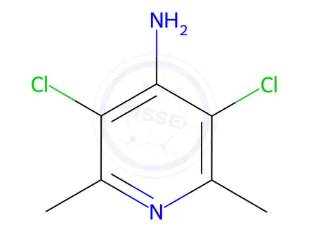Chemical structure of 3,5-dichloro-2,6-dimethylpyridin-4-amine