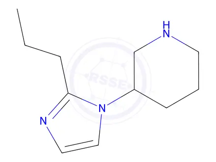 Chemical structure of 3-(2-Propyl-1H-imidazol-1-yl)piperidine