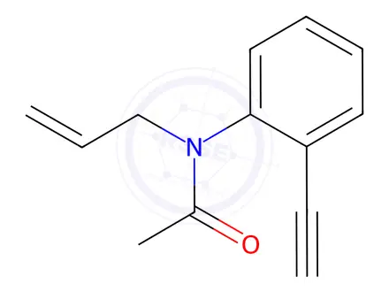 Chemical structure of N-Allyl-N-(2-ethynylphenyl)acetamide