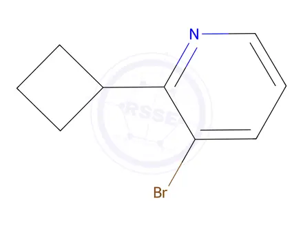 Chemical structure of 3-Bromo-2-(cyclobutyl)pyridine