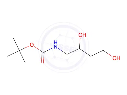 Chemical structure of TERT-BUTYL 2,4-DIHYDROXYBUTYLCARBAMATE