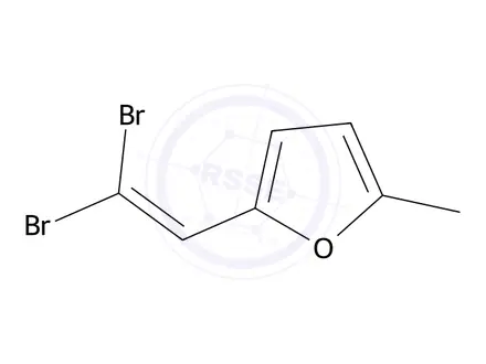 Chemical structure of 2-(2,2-Dibromoethenyl)-5-methylfuran