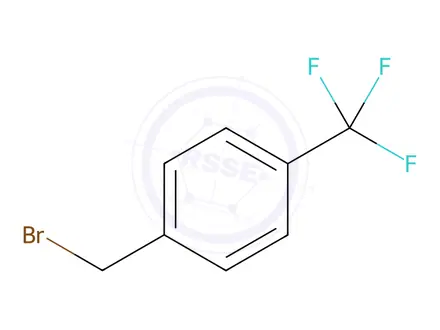 Chemical structure of 4-(Trifluoromethyl)benzyl Bromide