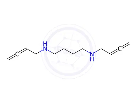 Chemical structure of N1,N4-Di(buta-2,3-dien-1-yl)butane-1,4-diamine