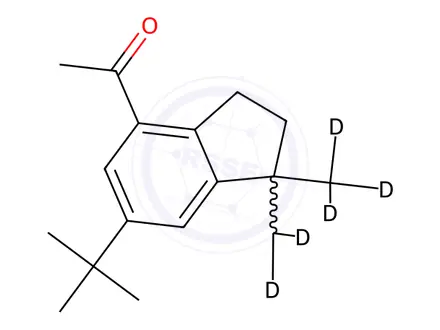 Chemical structure of Celestolide-d6