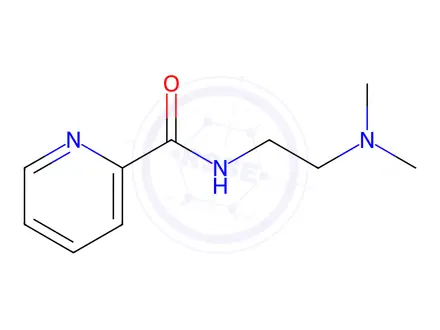 Chemical structure of N-[2-(dimethylamino)ethyl]pyridine-2-carboxamide
