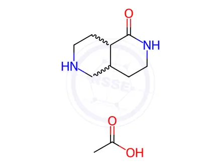 Chemical structure of Octahydro-2,6-naphthyridin-1(2H)-one acetate
