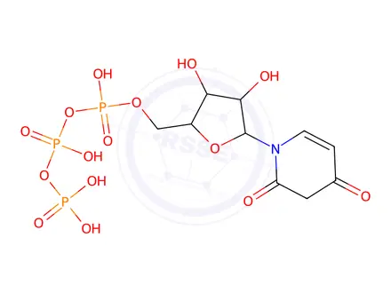 Chemical structure of 3-Deazauridine-5-triphosphate
