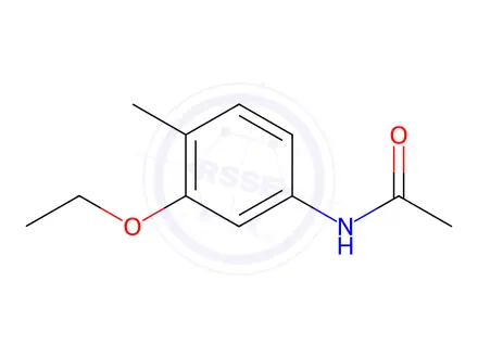 Chemical structure of N-(3-ethoxy-4-methylphenyl)acetamide